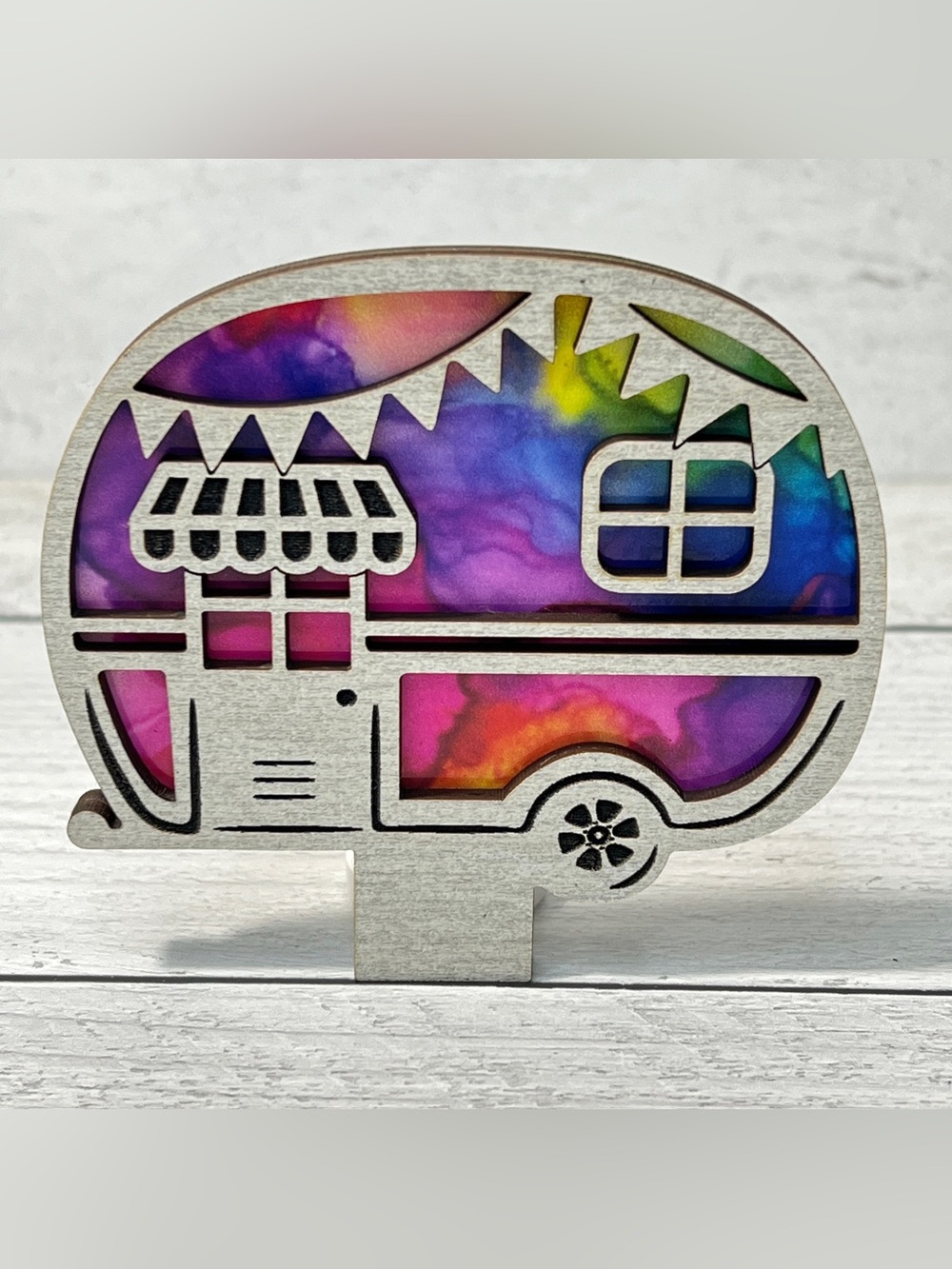 Colorful Camper Decorative Vintage Retro Night Light